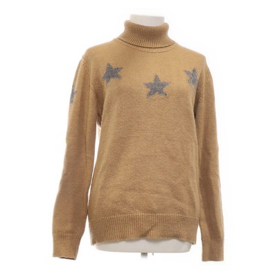 Macchia J, Rollkragenpullover, Größe: S, Beige/Grau, Acryl/Wolle, Sonstiges #yA8
