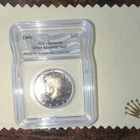 1965 ICG Genuine Silver Kennedy Half Dollar Ruthenium & Rose Gold Uncirculated