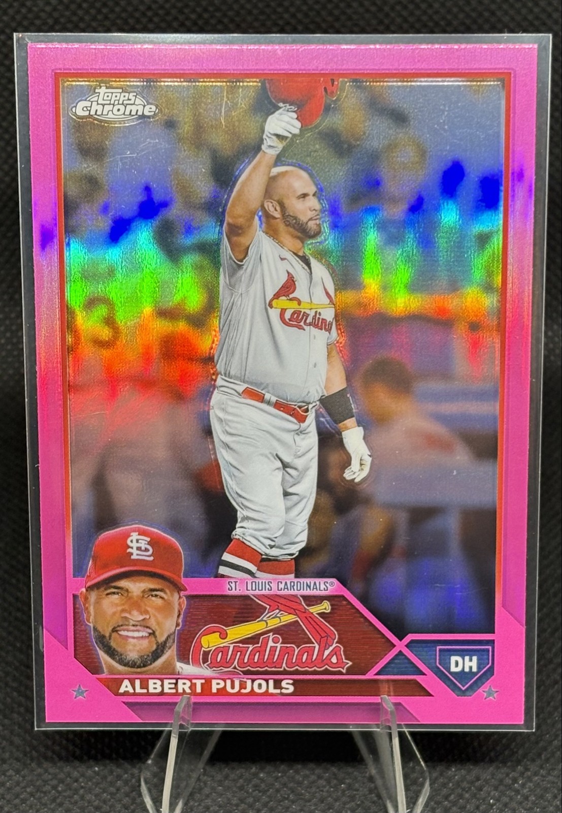2023 Topps Chrome - Albert Pujols #143 Pink Refractor