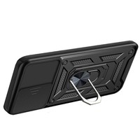 Gepanzerte SchutzhüLle FüR Samsung Galaxy S22 5G, Camshield Slide, Schwarz