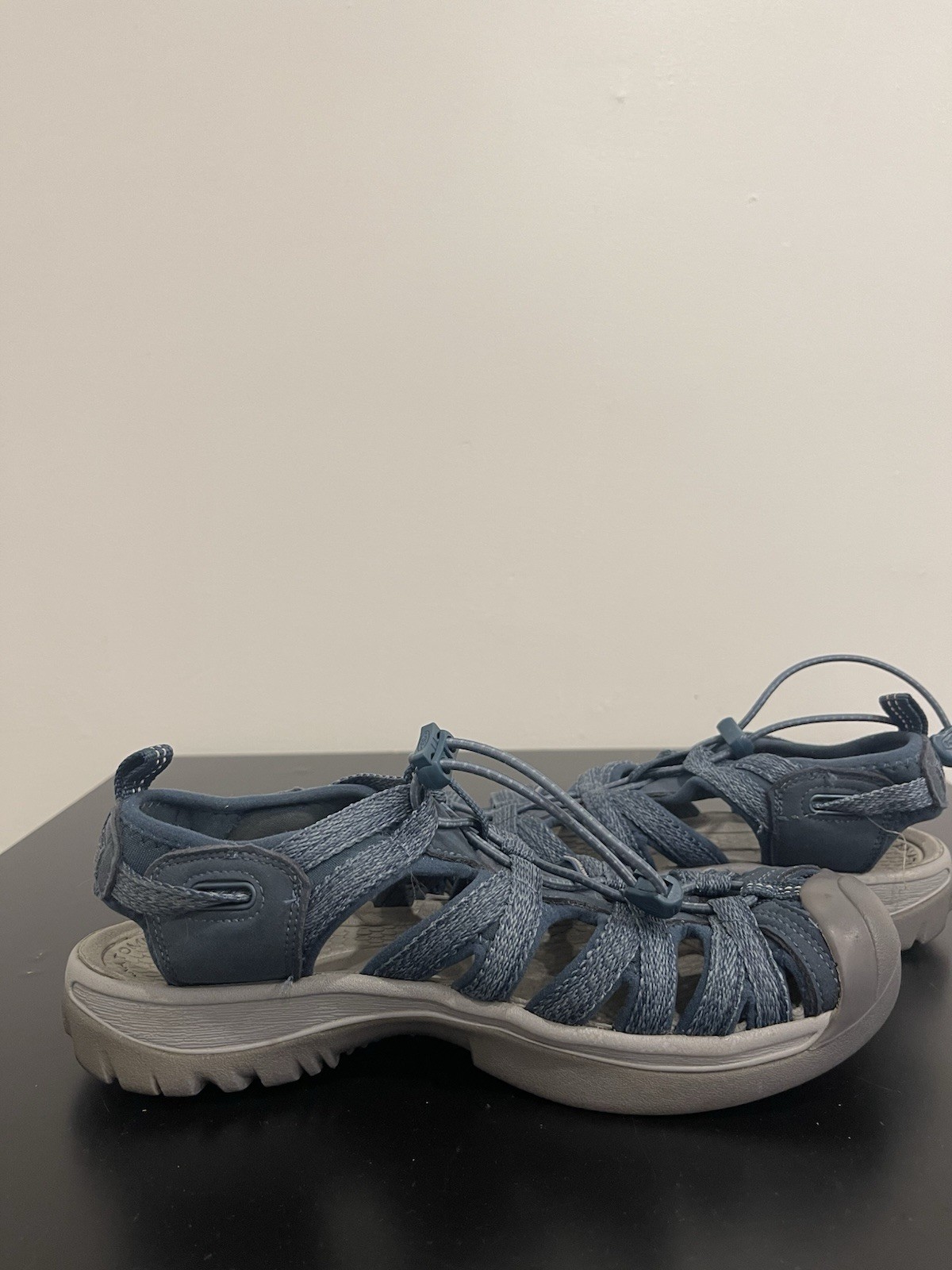 Keen Whisper Sandali Donna 8 5 Grigio Blu Impermeabili Outdoor Escursionismo Regolabile