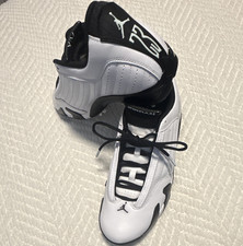 Air Jordan 14 G Men's Golf Shoes White/Black/Green US 8.5 Medium (D, M)