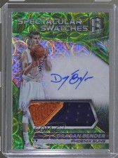 2016-17 Panini Spectra Spectacular Swatch Neon Green 7/25 Dragan Bender Auto n5z
