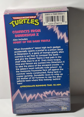 Teenage Mutant Ninja Turtles - Convicts From Dimension X (VHS
