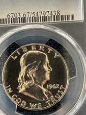 1962 50C, CAM (Proof) Franklin Half Dollar - PCGS CoinFacts