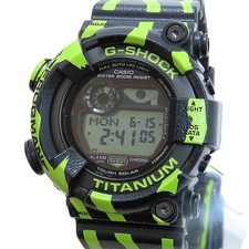 Casio G-Shock Master of G SEA Frogman GW-8200TPF-1JR Black Green Used