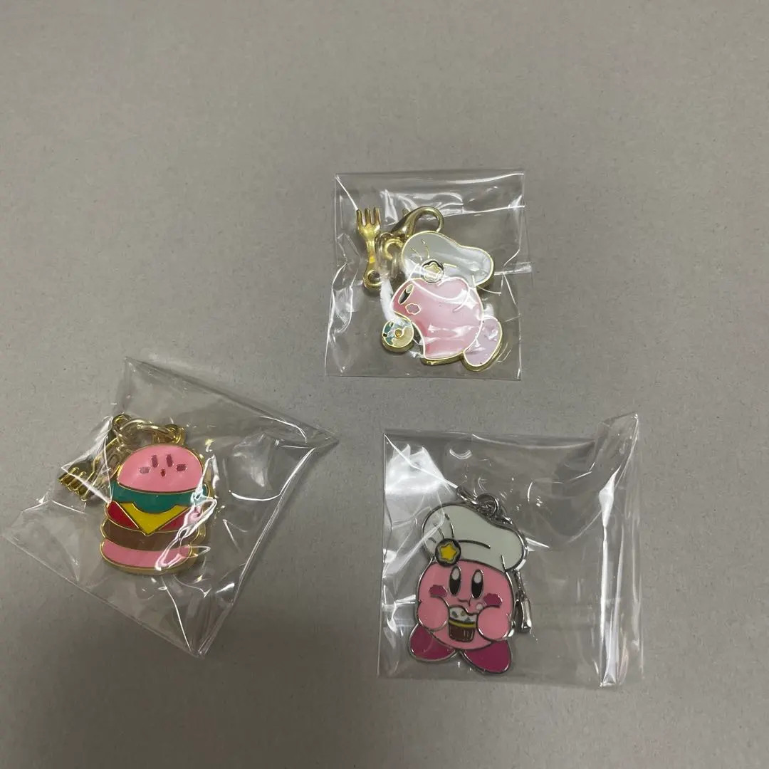 Kirby Cafe Charm Keychain Nintendo Collectible Pink Character