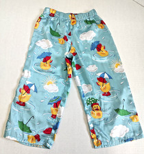 Nick  Nora Kids Satin Pajama Pants Bottoms Rubber Duck Sz 6/6x Ducky Girls