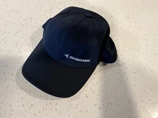 Embraer Jets Aviation Logo, Ball Cap, Black, New, General Aviation, Planes