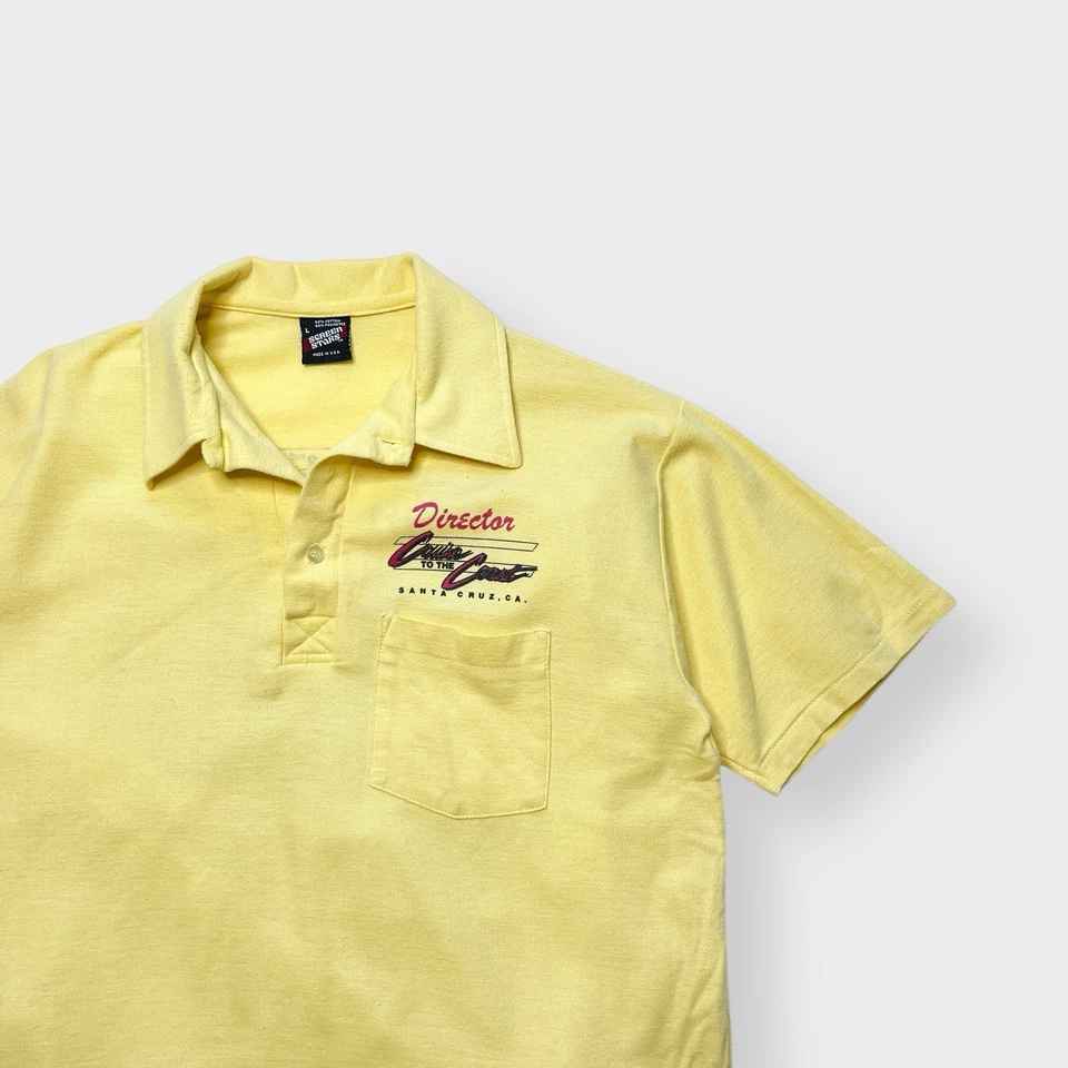 Vtg 1987 Cruise Coast Shirt, K. Telfer, O'Neill Surf Santa Cruz Hot Rod O. Tee L - Image 4 of 4