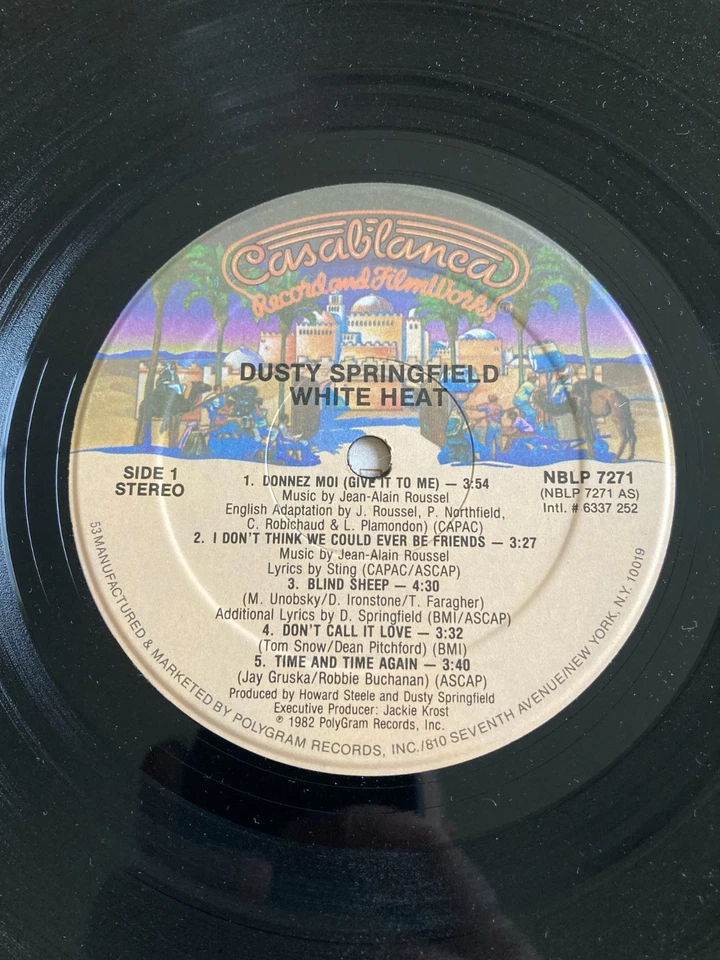 *SIGNED* DUSTY SPRINGFIELD White Heat lp AUTOGRAPH - Image 4 of 4