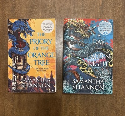 The Priory of The Orange Tree and A Day of Fallen Night by Samantha Shannon