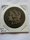 1879 Morgan Silver Dollar - KM # 110 - .900 Silver - circulated