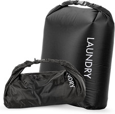 Travel Laundry Bag, Vacuum Compression Dirty Clothes Travel Bag Waterproof Wet D