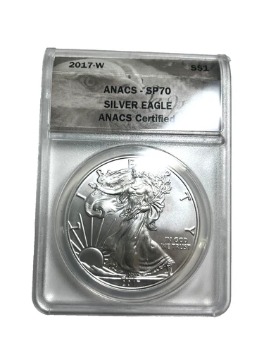 2017 W West Point ANACS SP70 American Silver Eagle 1oz .999