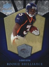 2008 Upper Deck Icons Rookie Brilliance Blue #RB31 Eddie Royal Card /250  . rookie card picture