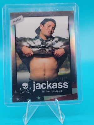 Rare! #/100 ''Pooples'' RC Jackass Rookie Card Sean McInerney Zerocool Holo Chrome
