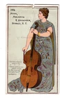 Adam Meldrum & Anderson Buffalo NY Stouter Patience Bass Cello Vict Card c1880s
