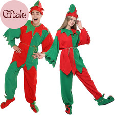Christmas Elf Adult Costume Unisex Whole Set