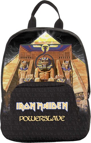 Iron Maiden - Rocksax - Iron Maiden - Powerslave Logo - Mini Backpack (Black) [U