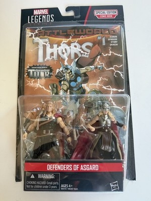 MARVEL Legends 2015  DEFENDERS OF ASGARD  2PK Unworthy Thor & Thor(Jane Foster)