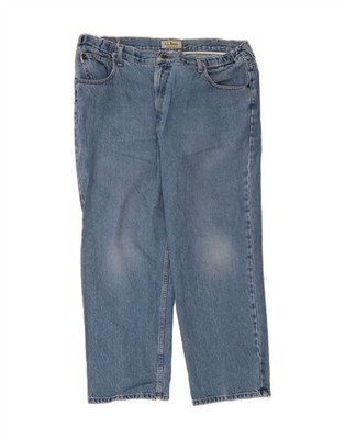 L.L.BEAN Herren Comfort Fit Straight Jeans W40 L29 Blau Baumwolle BH05