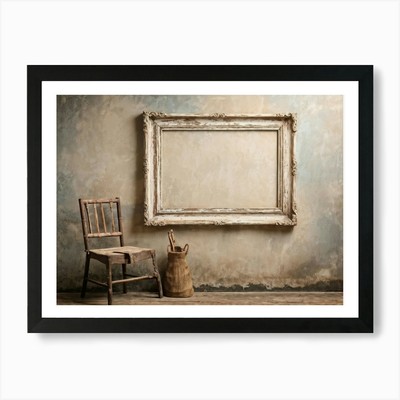 Vintage strukturierter Kartonrahmen Ho gerahmt Wandbild Poster Leinwanddruck Bild
