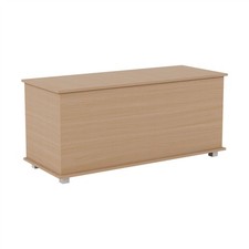 Storage Ottoman Chest Toy Box Bedding Blanket Box Large Wooden Stool Bench