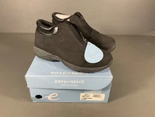 Easy Spirit Women's Shoes Ankle Zip Up Boots Black Size 8.5 W - Wide Width - NEW
