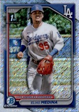 2024 Bowman Chrome #BCP-183 Elias Medina Prospects Shimmer Refractors