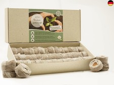 Loveplants Kokos Quelltabletten mit Nährstoffen ? 42 Stück, gepresste Kokoserde 