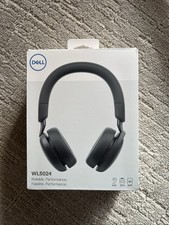 NEW Dell WL5024 Pro Wireless ANC Headset - Hybrid Active Noise Cancel - See Desc