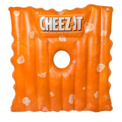 Cheez-It 4.5  Pool Float: Novelty Water Float with PVC Material
