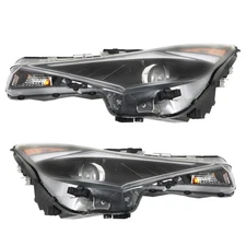 Silscvtt Left+Right Headlight For Hyundai Elantra 2021-2022 Halogen W/LED DRL