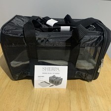 Sherpa Original Deluxe Pet Carrier Large Soft Side Dog Cat Travel Bag Black