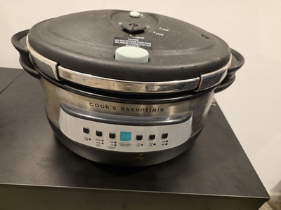 #ad Cooks Essentials 6 qt Electric Pressure Cooker Programmable CEPC660 $50.00