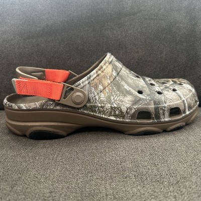 Crocs Realtree Edge All-Terrain Clog Mens 11 Brown Walnut Outdoor 206504-267 Crocs Realtree Edge All-Terrain Clog US Mens Sizes Walnut  main image 4