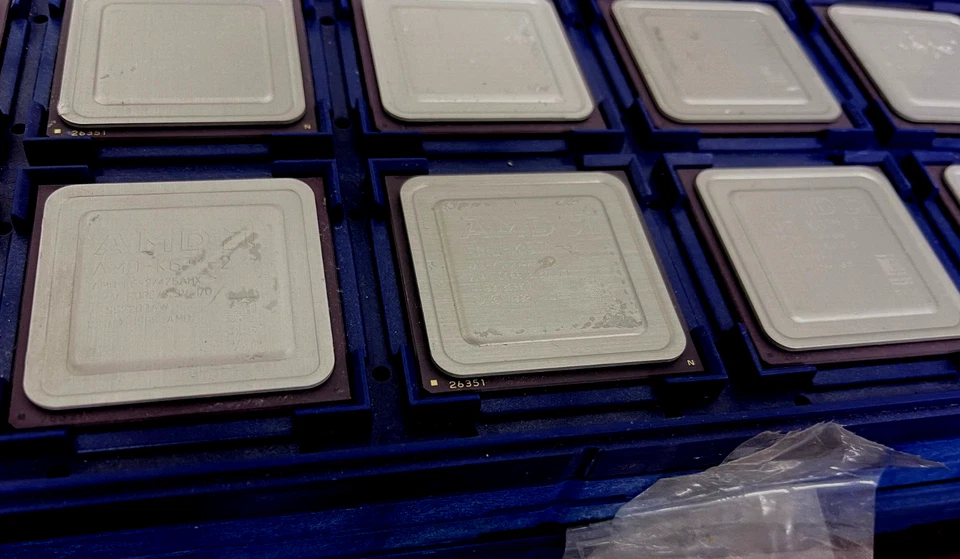 VINTAGE TESTED PULLS AMD K6-2 475AHX SOCKET 7 CPU USA SELLER US-OFF2-BX1 - Image 3 of 3