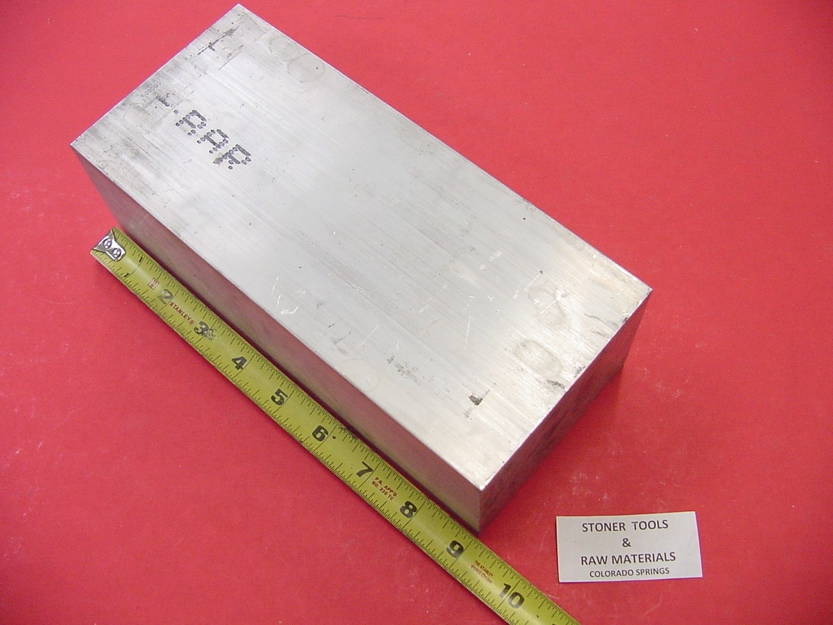 2" X 4" X 9" Aluminum 6061 T6511 Flat Bar Stock | Solid Rectangular Extruded Mill Plate USA Made