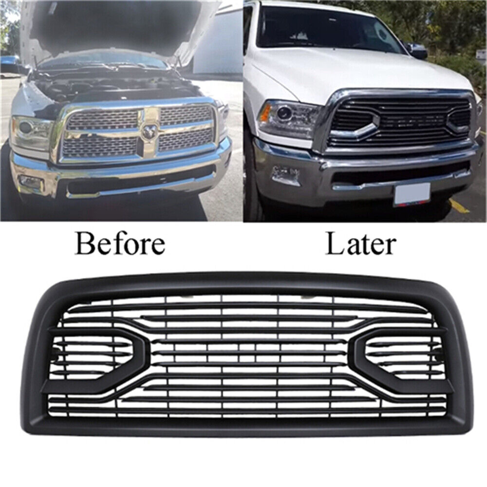 For 2013 2014 - 2018 Dodge RAM 2500-5500 Laramie Limited Front Grille Black New