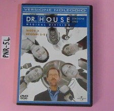 DVD DR. HOUSE MEDICAL DIVISION STAGIONE UNO DISCO 2 EPISODI 5-8 EX NOLEGGIO