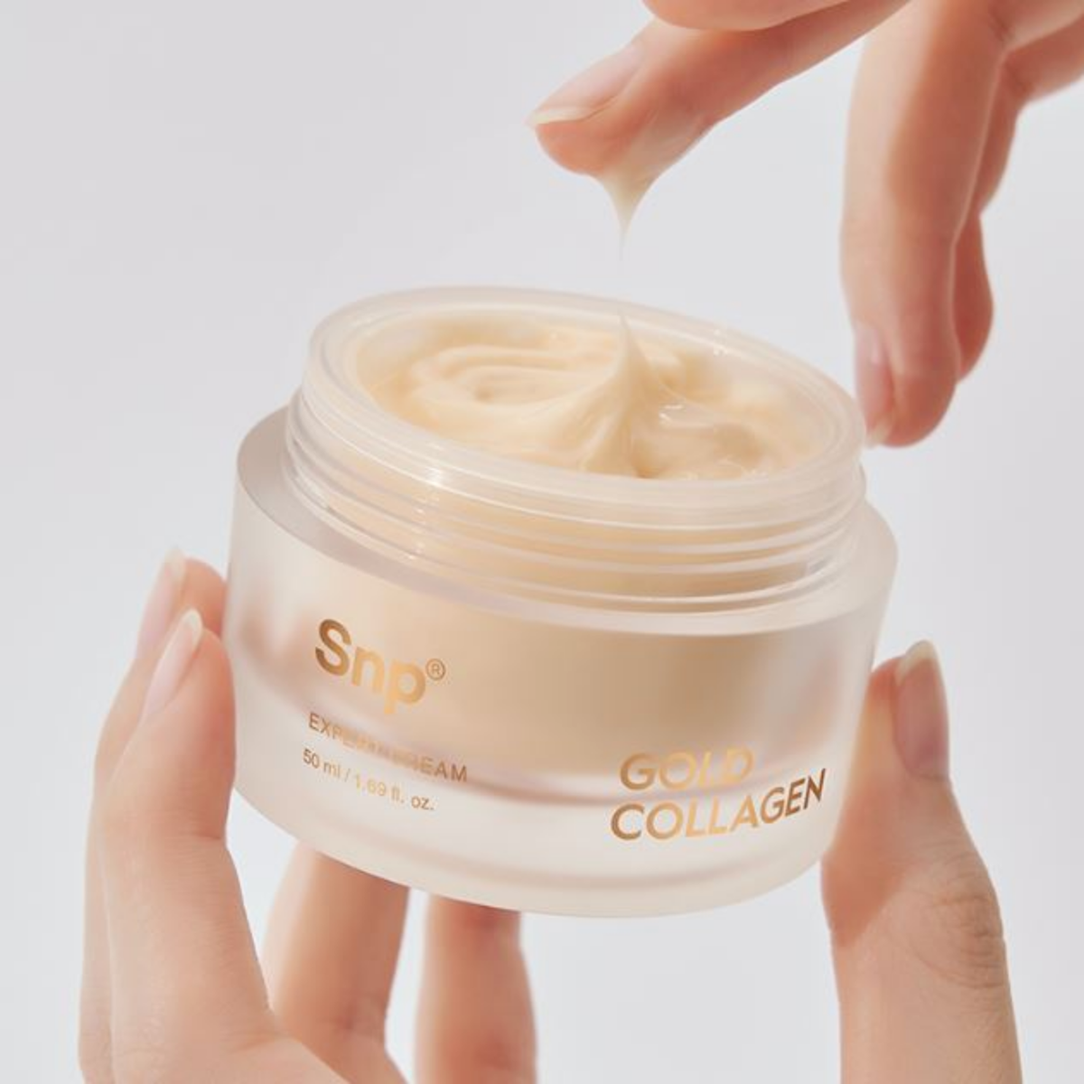 SNP Gold Collagen Lift Action Cream 50ml Moisturizing Glossy 