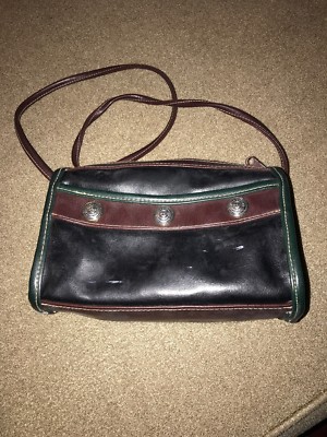 Chic Classic Black & Brown Small Purse Shoulder Air Hand Bag (CC)