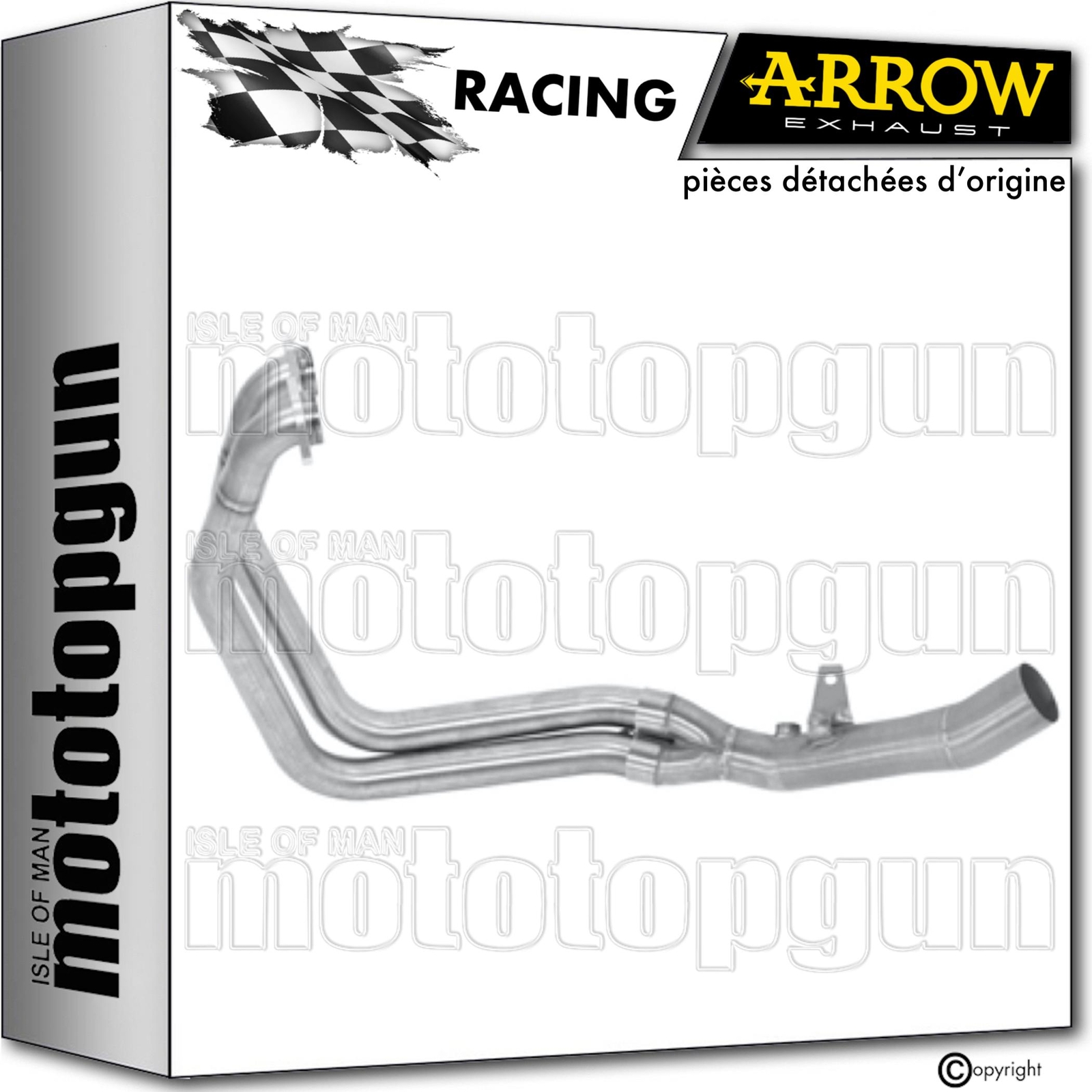 Collecteur racing Arrow RC acier de haute précision pour Nuda 900 R
