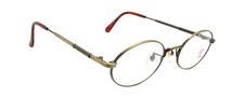New Authentic Alain Delon 9235 COL-3 80s Vintage Bronze Screw Metal Eyeglasses