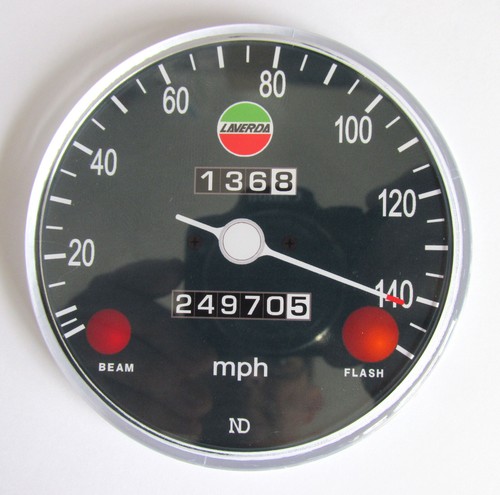 LAVERDA JOTA MONTJUIC 750 SF DARMAH 900 SD SPEEDO TACHO FACE DRINKS COASTER SET - Picture 2 of 8