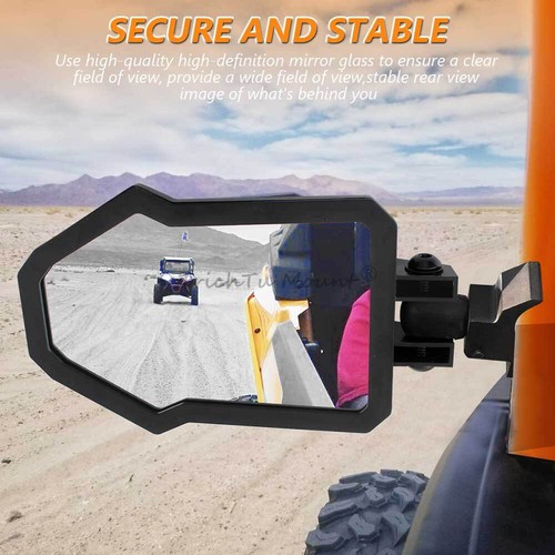Rearview Side Mirrors w/Amber Turn Signals for Can-Am Maverick X3 1.85" Roll Bar - Bild 10 von 24
