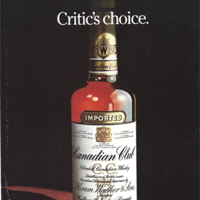 Canadian Club imported Whiskey 1982 Vintage Print Ad | eBay