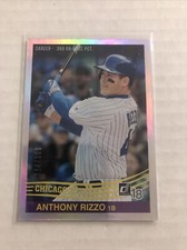 2018 Donruss Variation 1984 #225 Anthony Rizzo - Career Stat Line /368 Holo Foil