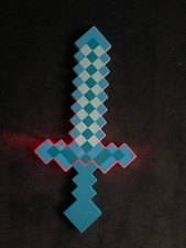 Minecraft Light-Up Adventure Sword w/ Sound Effects Tested read